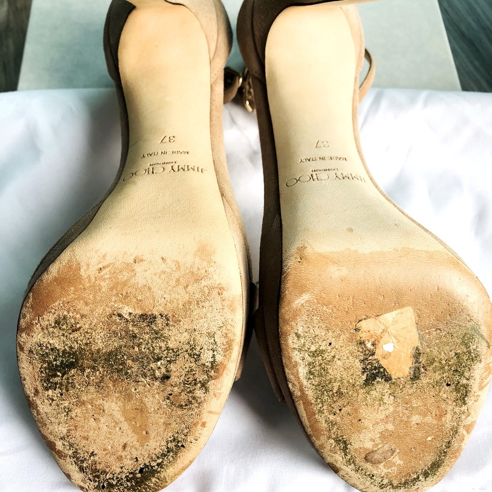 Jimmy Choo Misty, Ballet Pink, Size 7, 4.75” heel - Picture 5 of 6